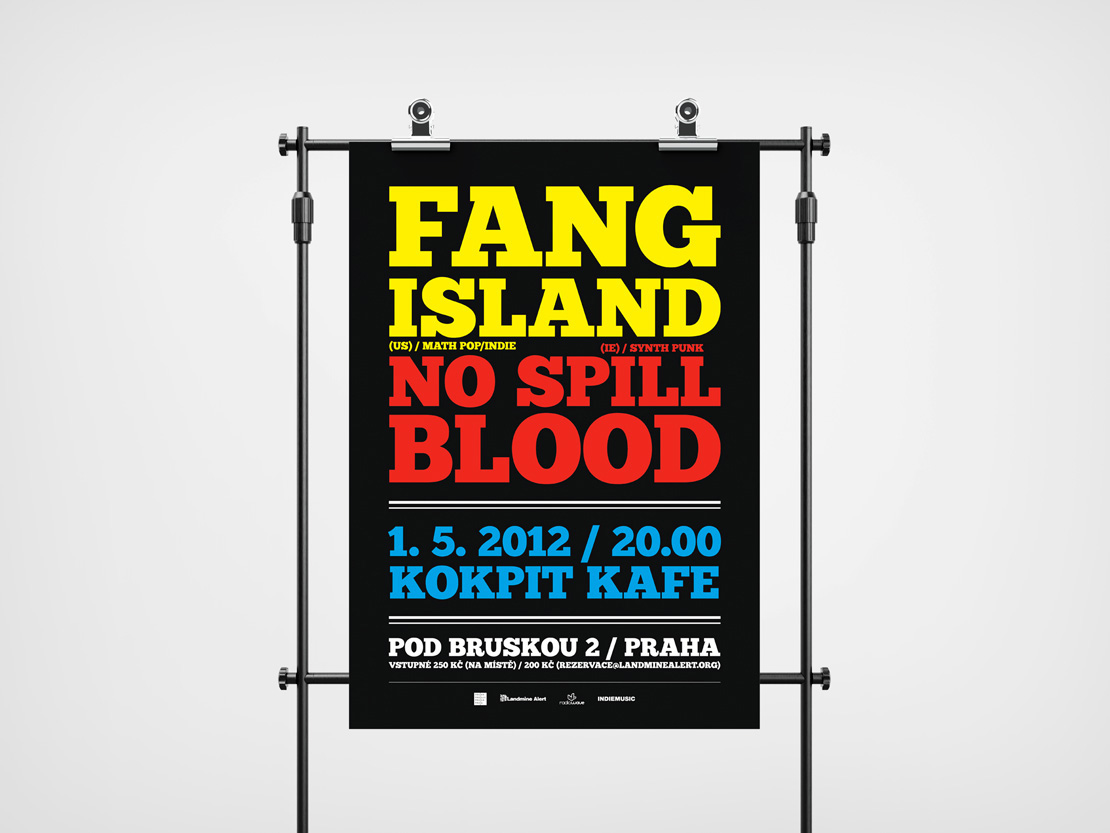 Fang Island No Spill Blood — plakát